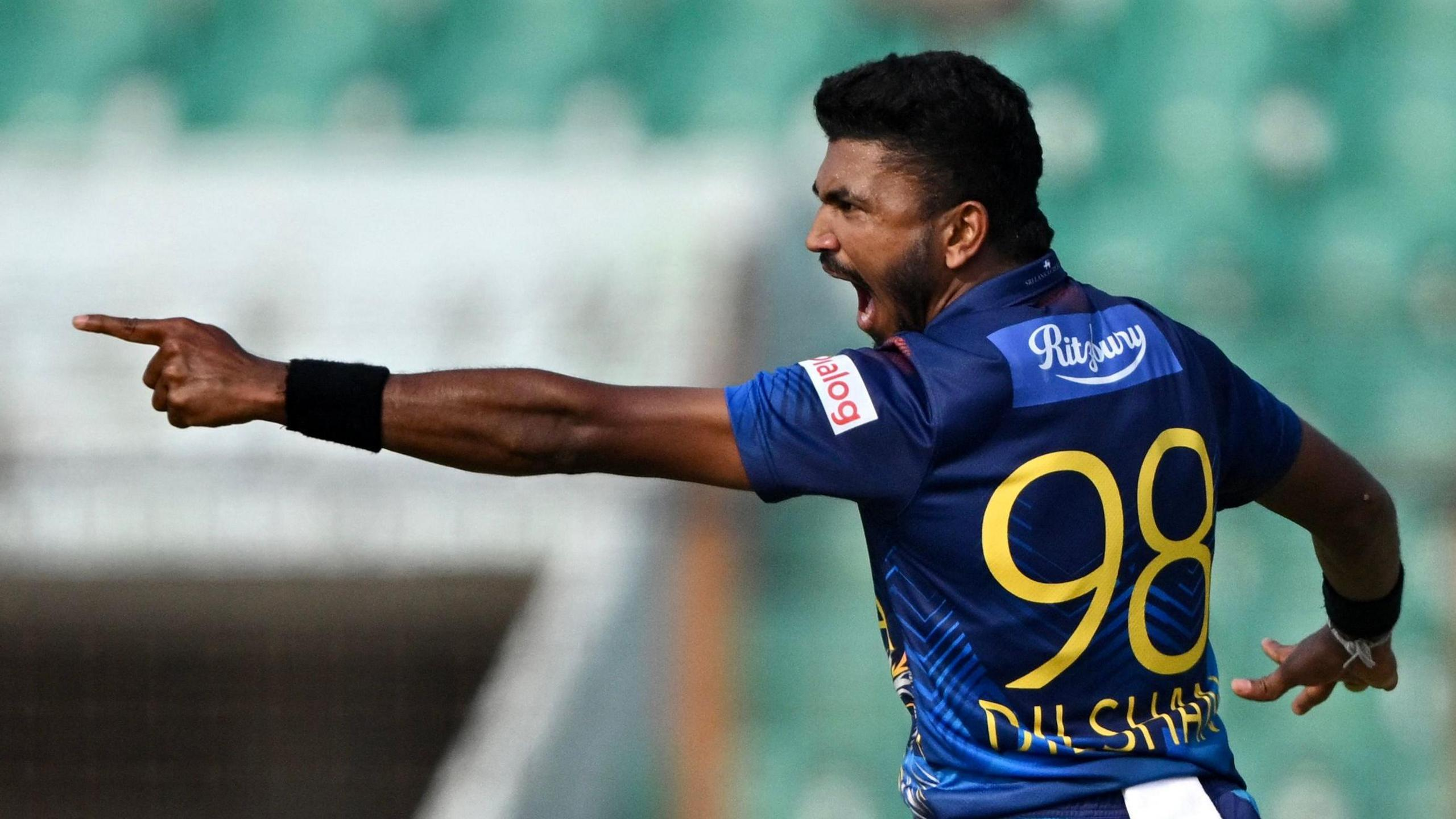 Sri Lankan bowler celebrates hat-trick in final over to defeat Zimbabwe by 7 runs