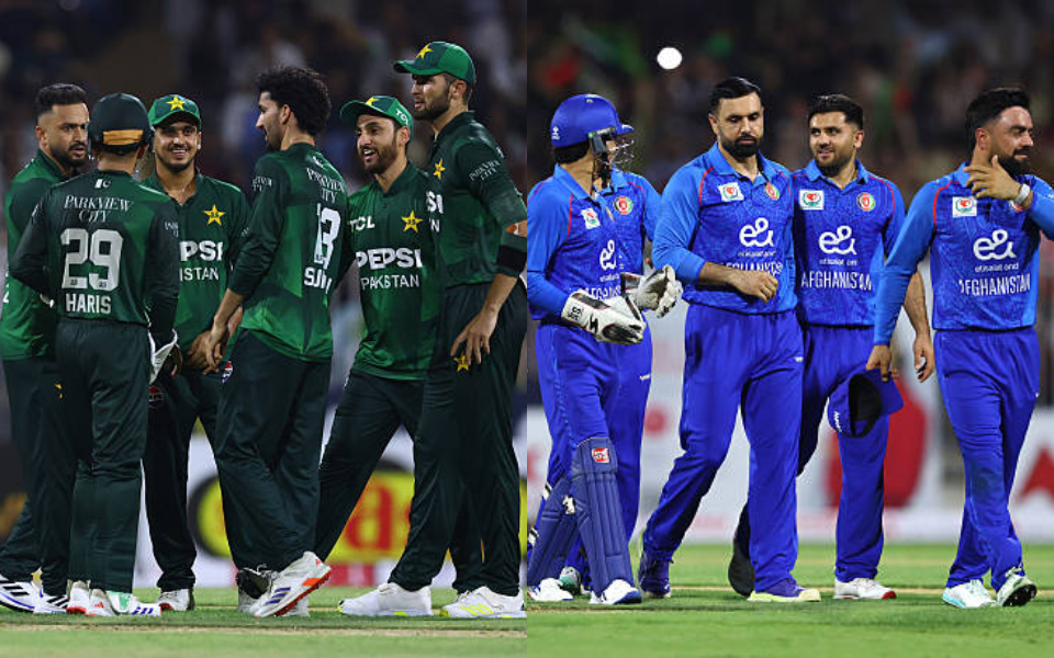 Afghanistan vs Pakistan 4th Match UAE Tri-Series at Sharjah
