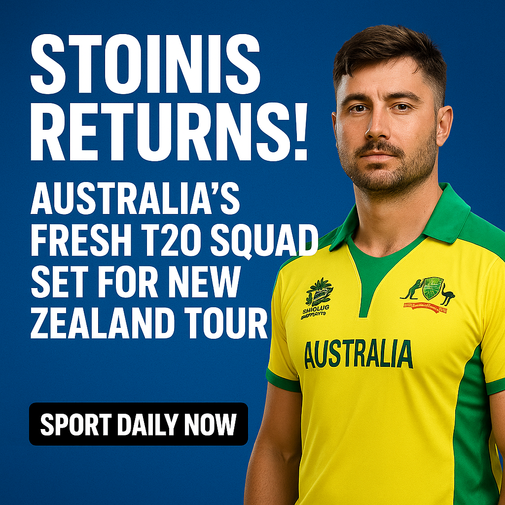 Australia T20 squad vs New Zealand 2025 announcement