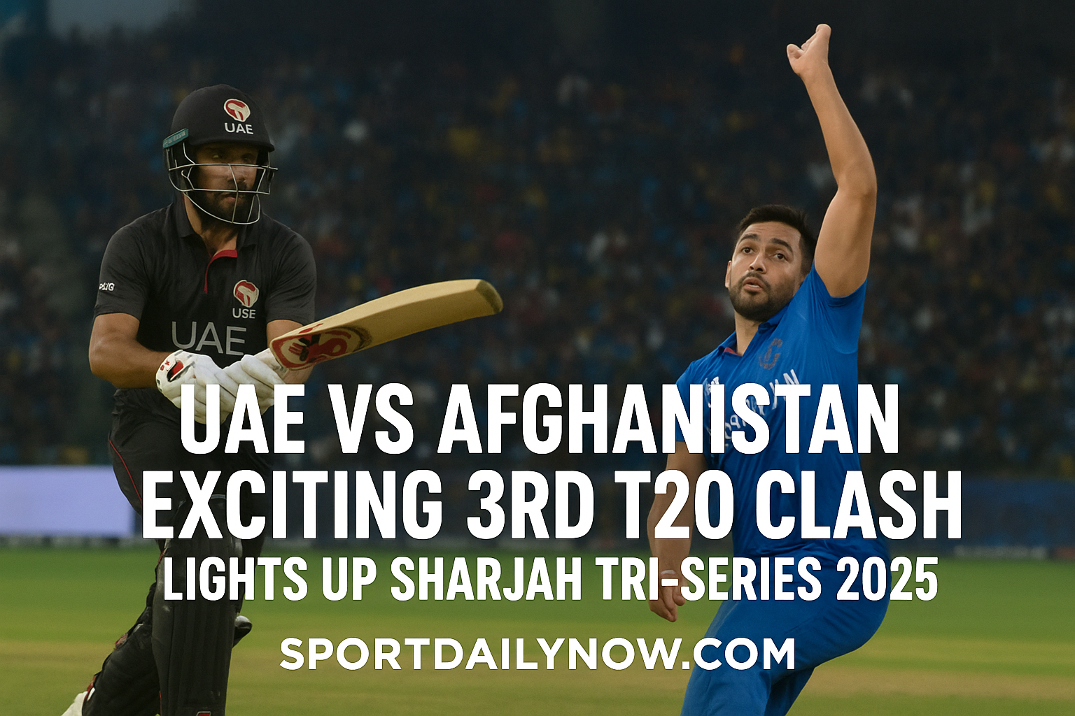 UAE vs Afghanistan: Exciting 3rd T20 Clash Lights Up Sharjah Tri-Series 2025