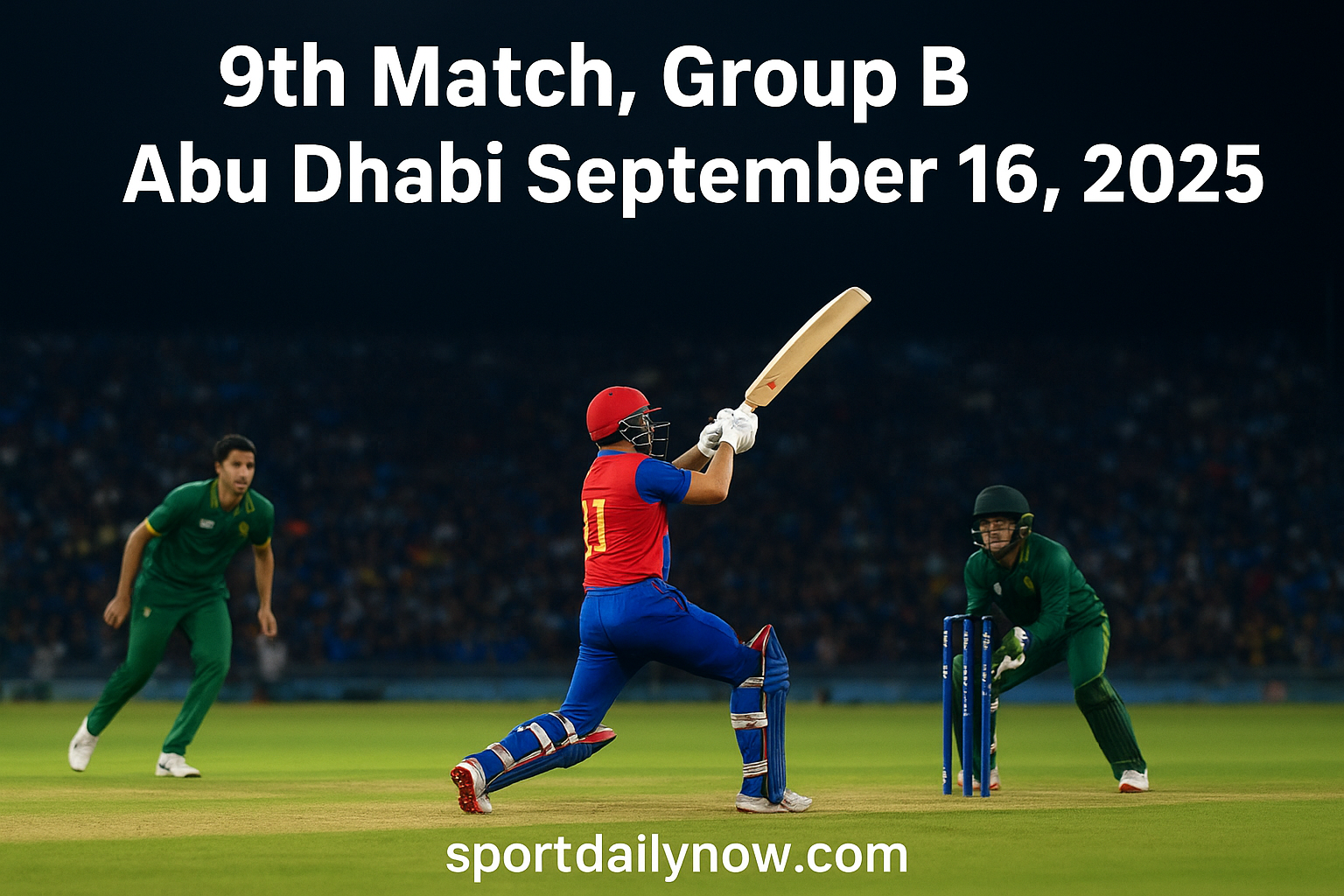 9th Match, Group B (N) Abu Dhabi 2025 – Full Highlights & Key Moments