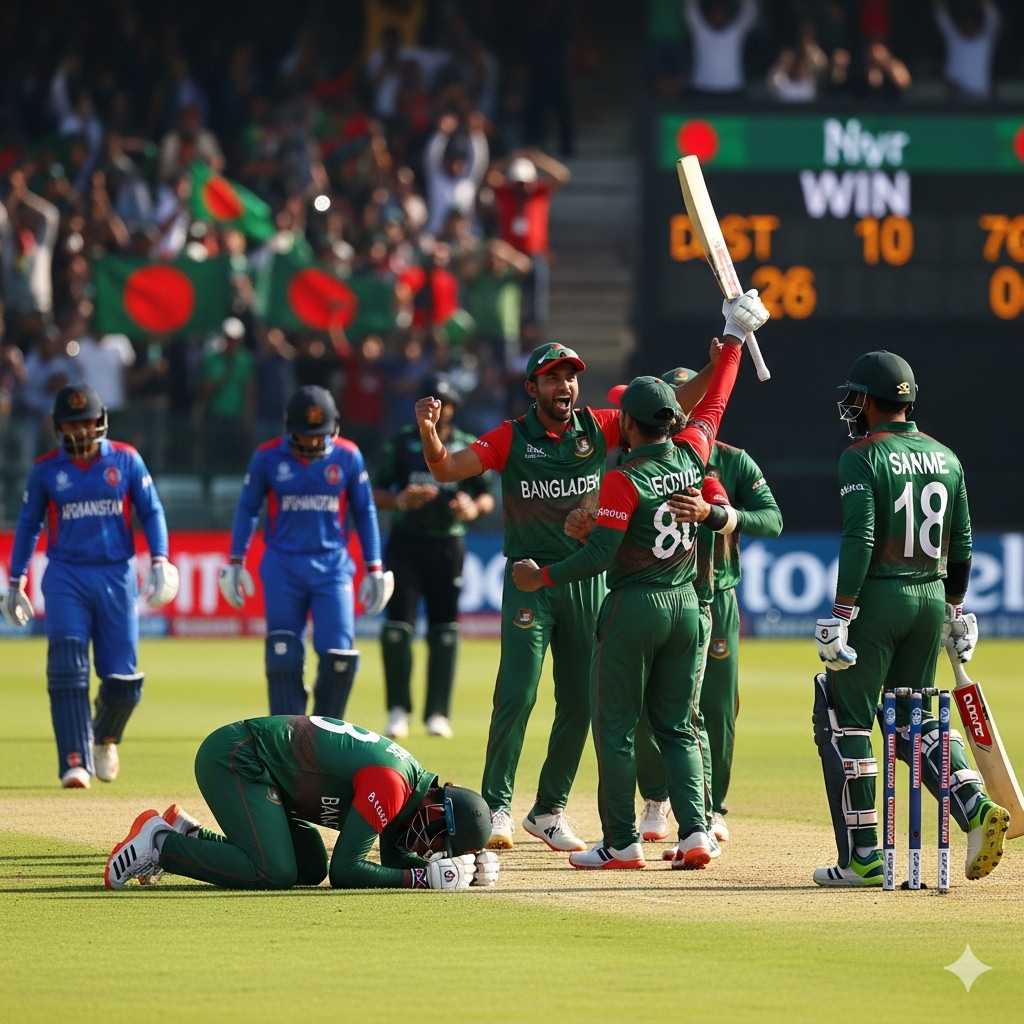 Tigers Roar Back! Bangladesh Beat Afghanistan by 8 Runs in Asia Cup 2025 Thriller