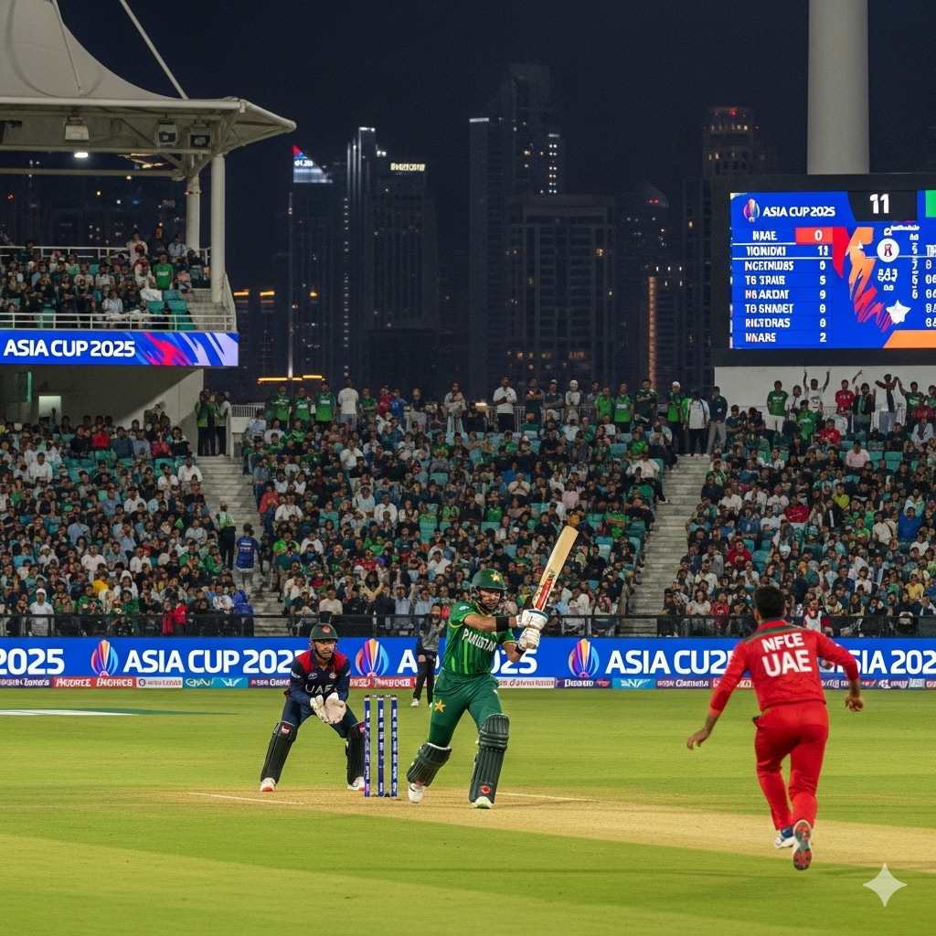 Pakistan vs UAE Asia Cup 2025: Pakistan Win by 41 Runs in Dubai