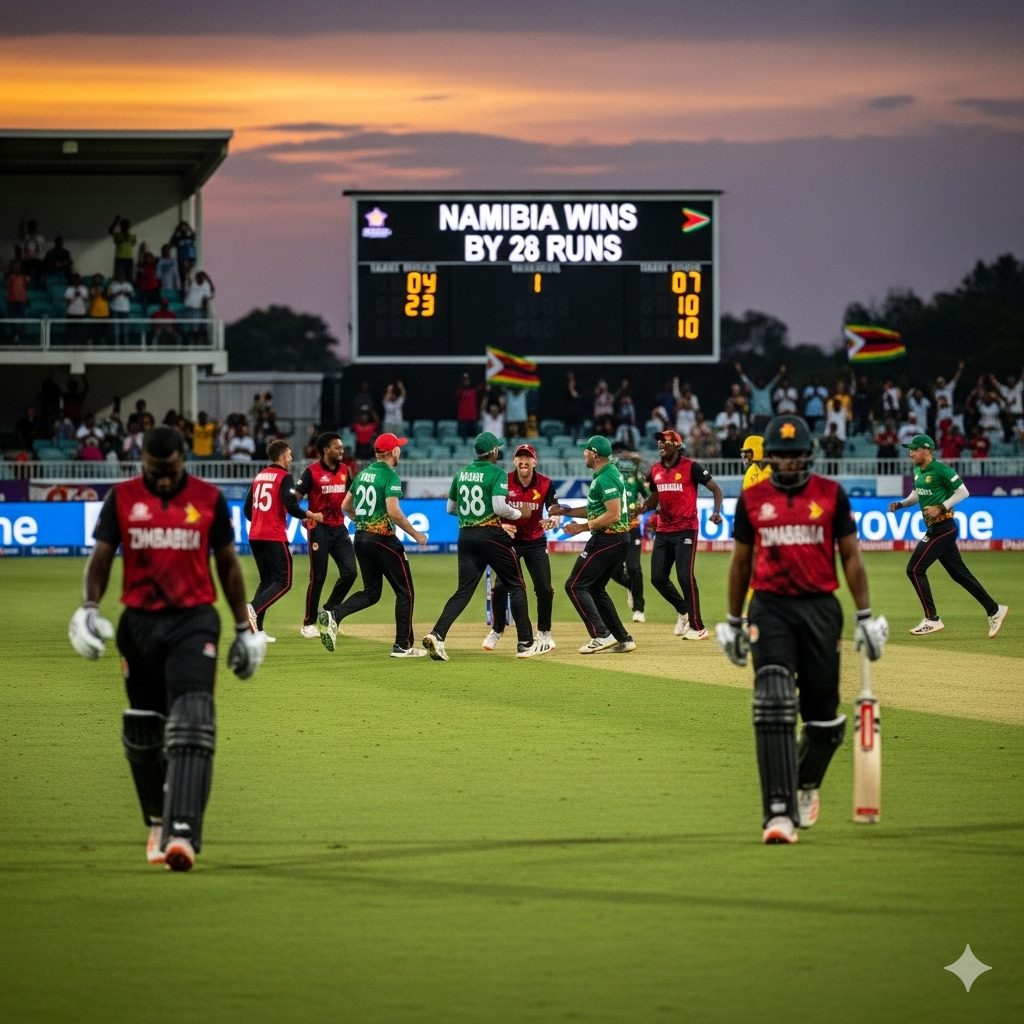 Zimbabwe vs Namibia 3rd T20I 2025