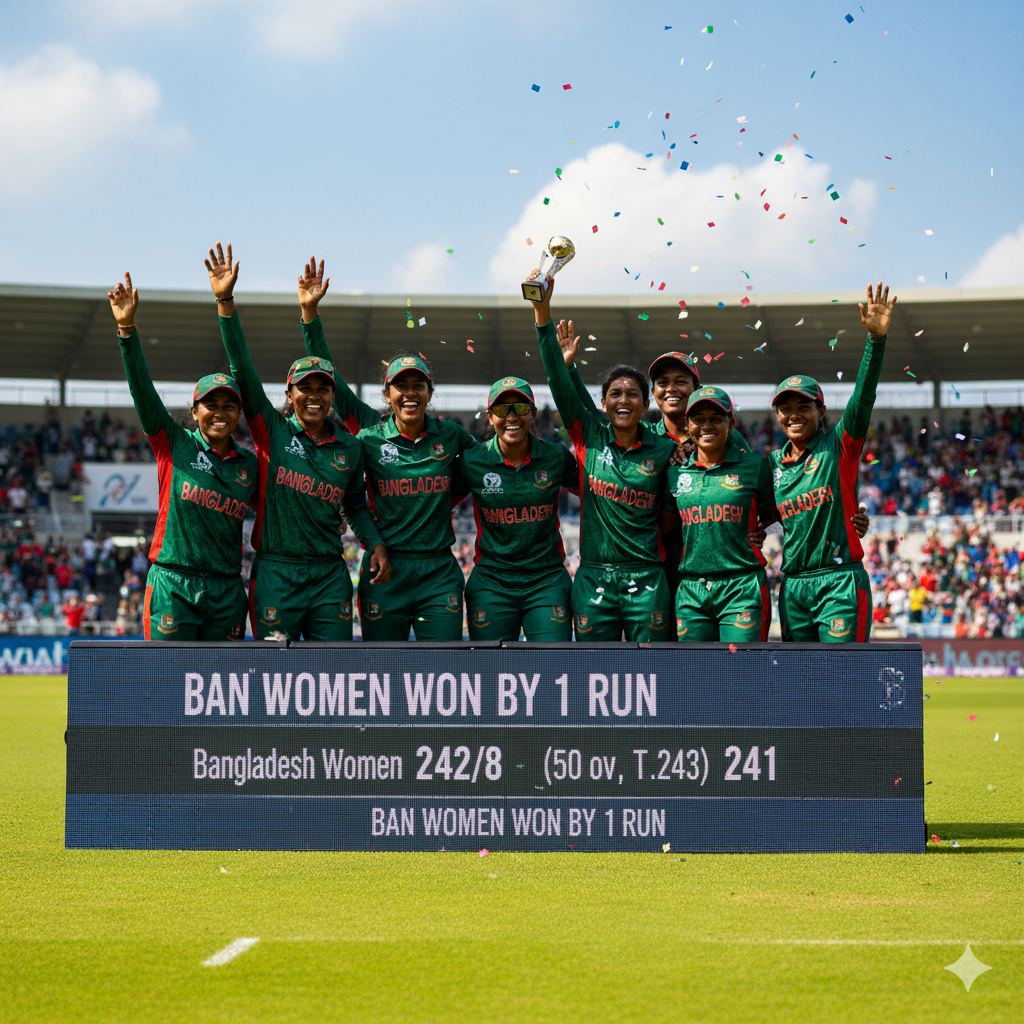BAN Women vs SL Women result