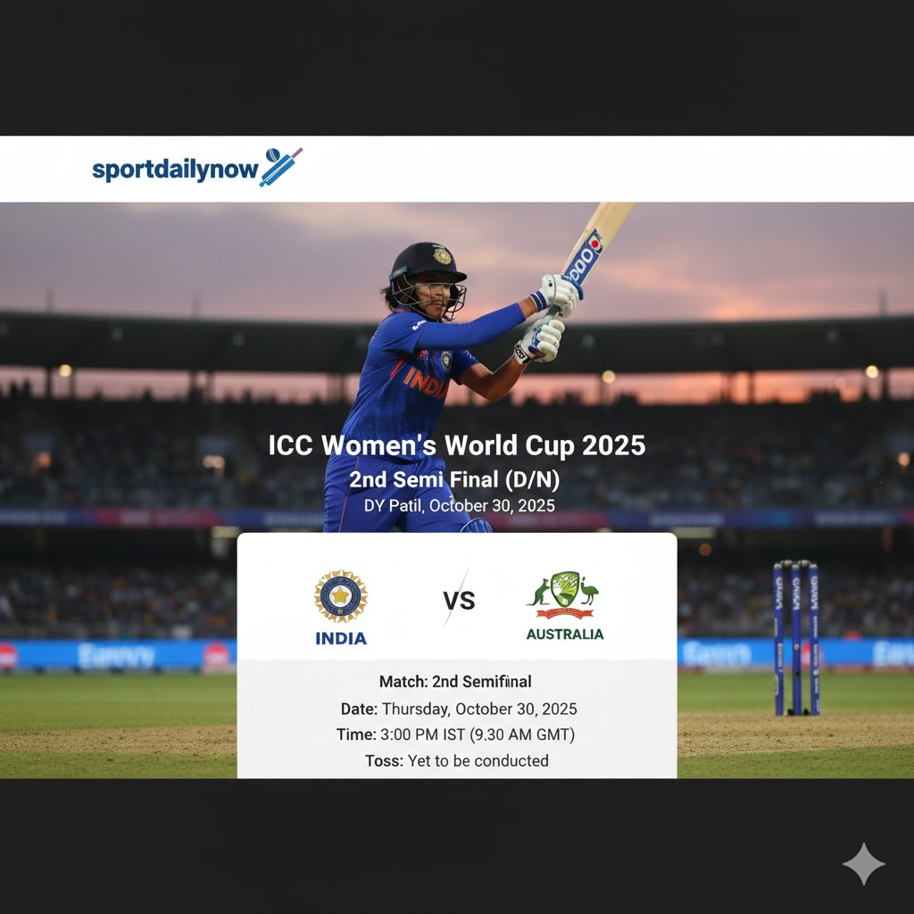 India vs Australia Women's World Cup Semifinal 2025