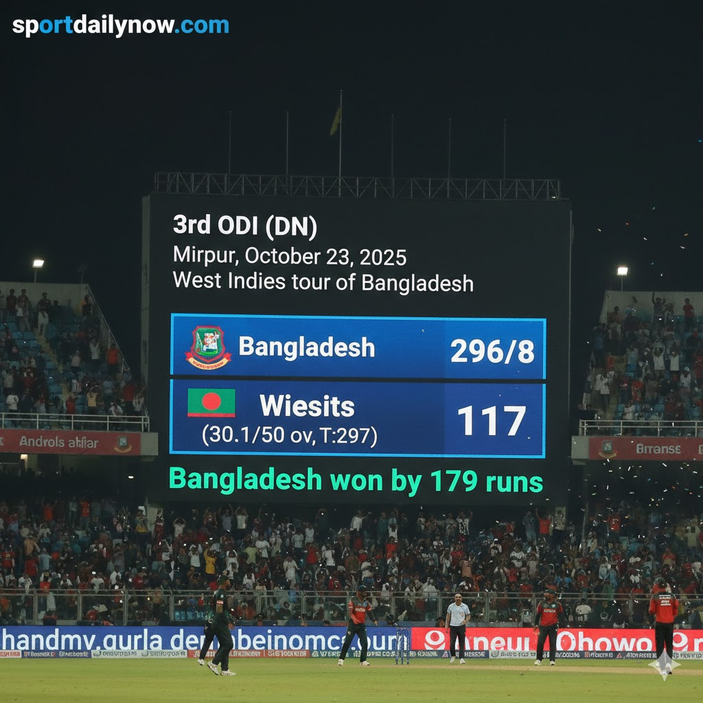 Bangladesh vs West Indies 3rd ODI