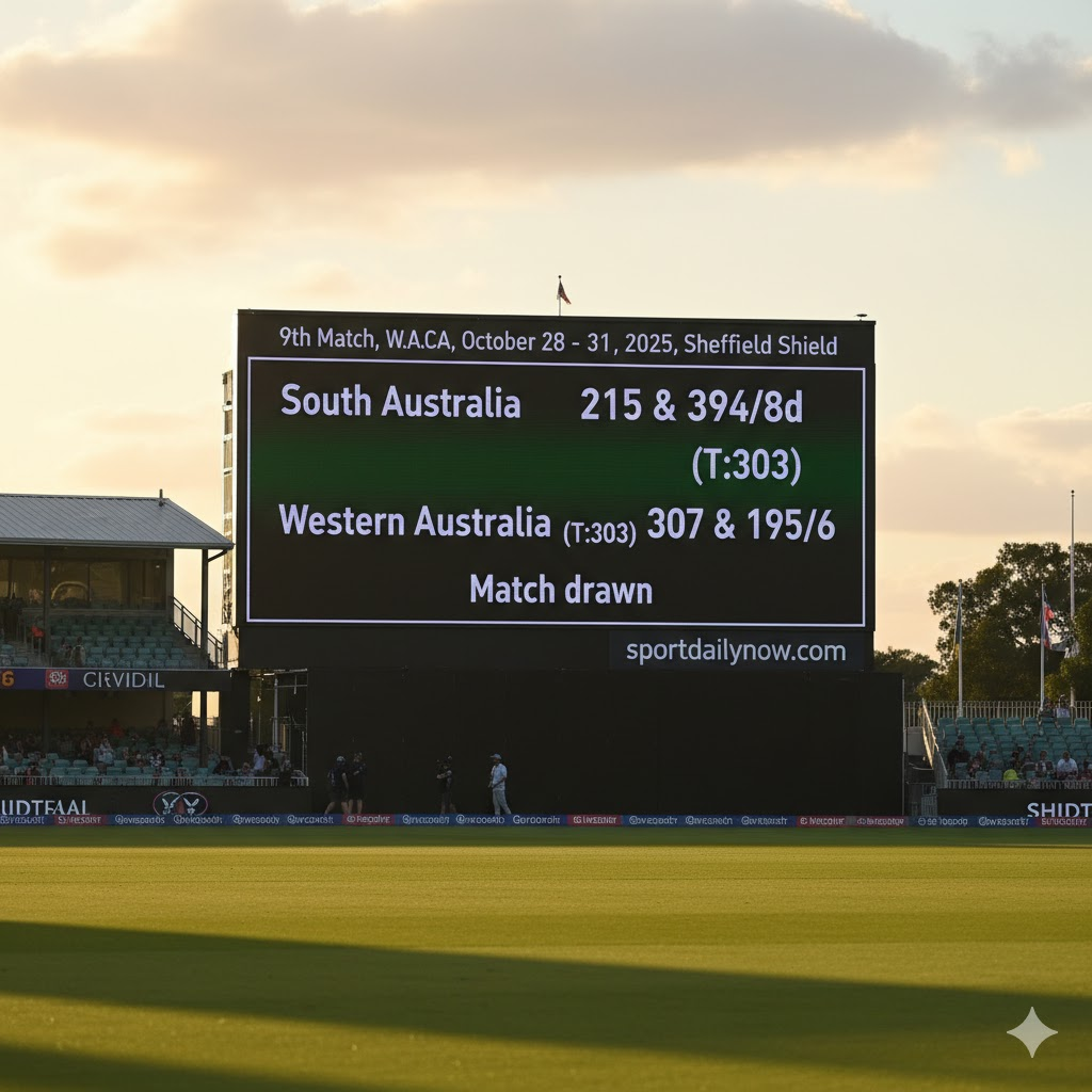 South Australia Western Australia Sheffield Shield draw