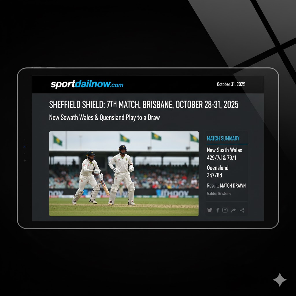 NSW Queensland Sheffield Shield 2025