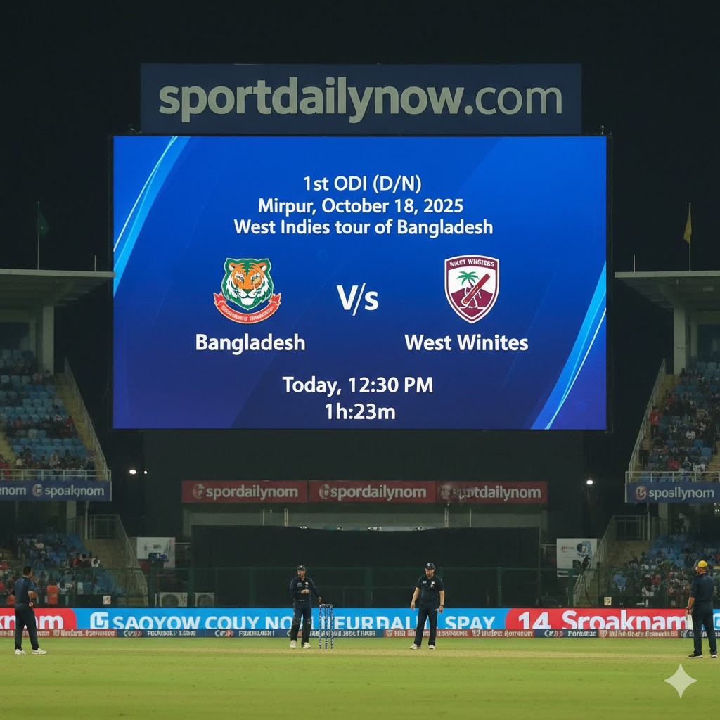 Bangladesh vs West Indies 1st ODI 2025
