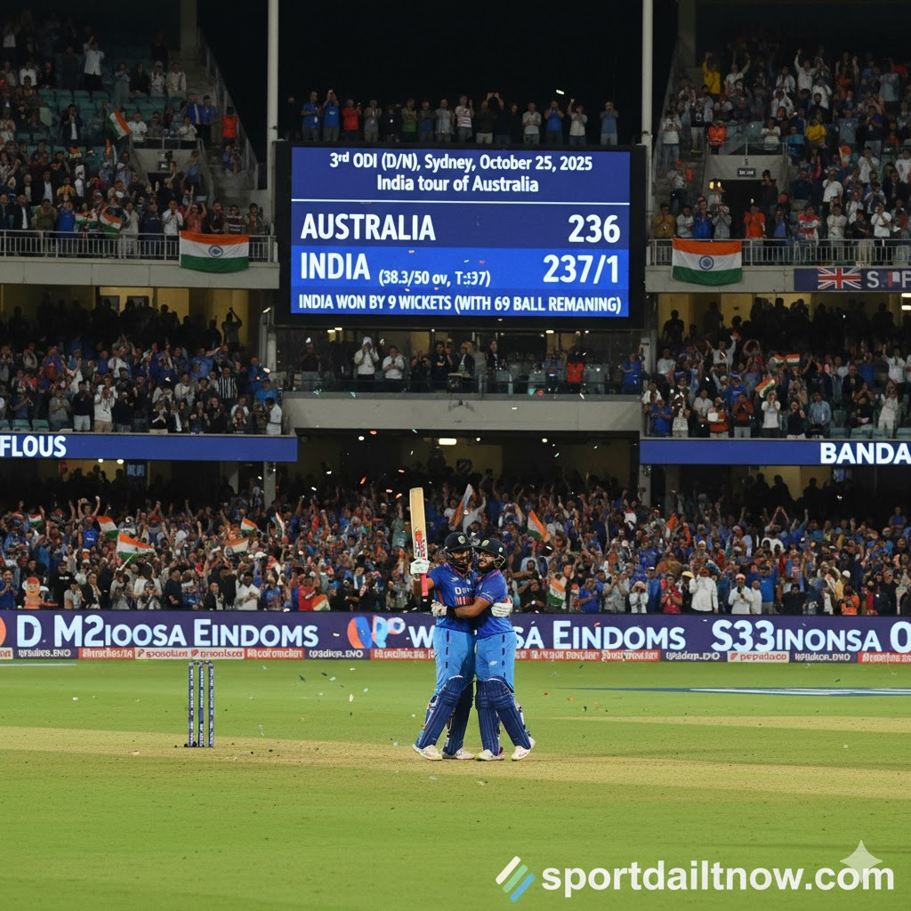 India vs Australia 3rd ODI Sydney 2025