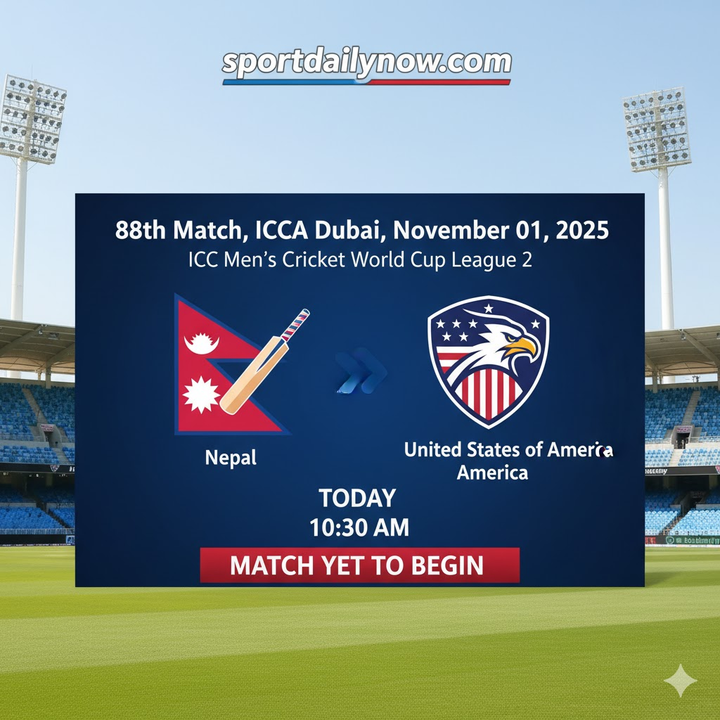 Nepal vs USA CWC League 2