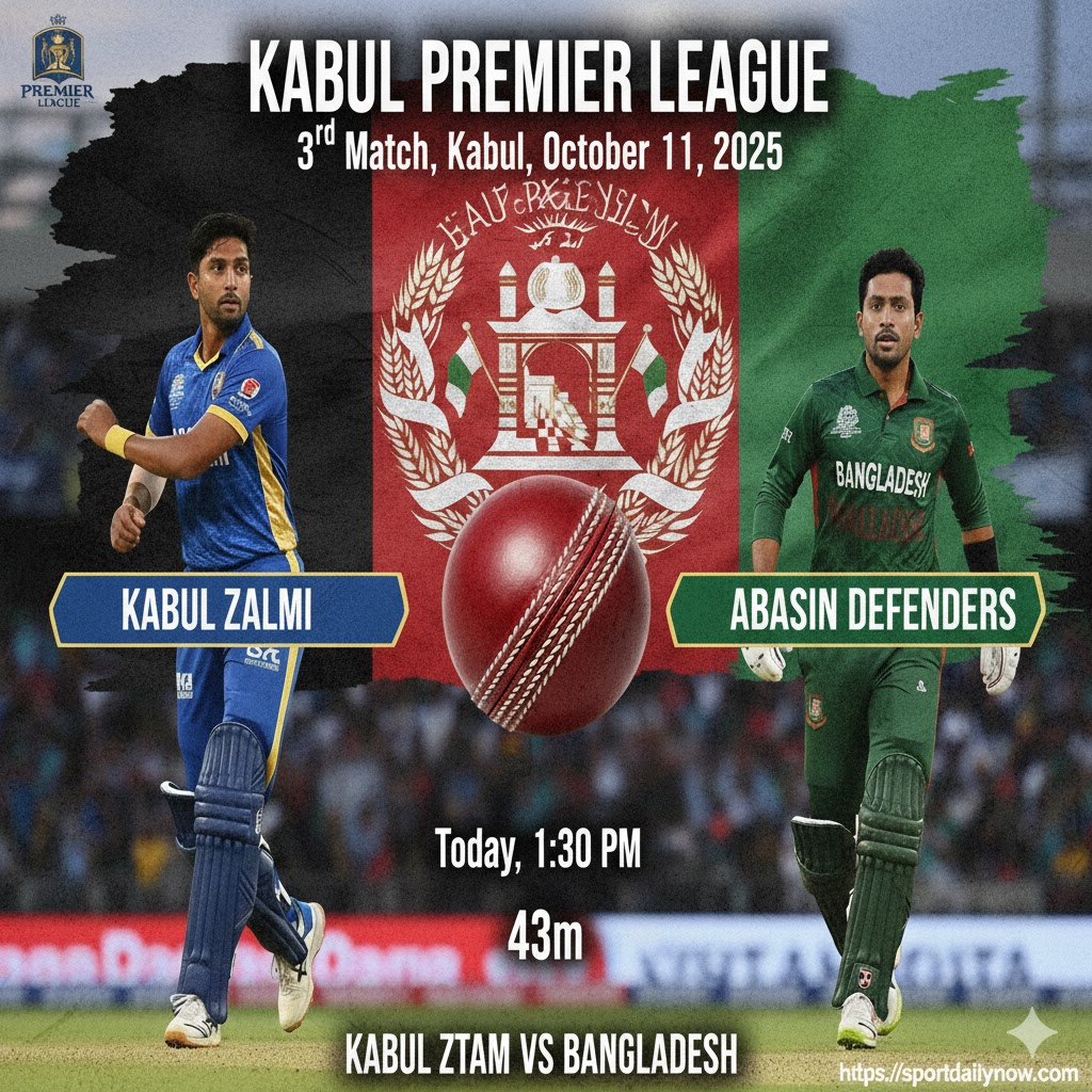 Kabul Zalmi vs Abasin Defenders