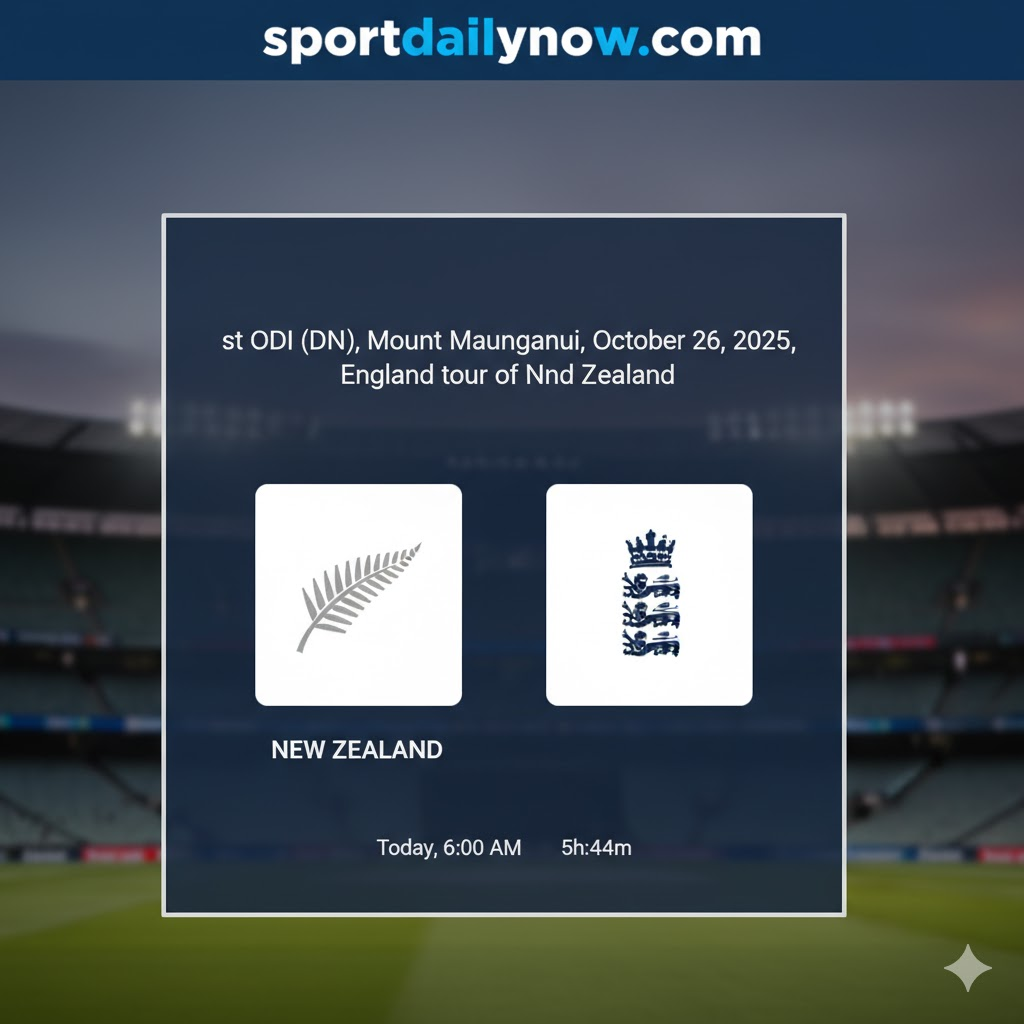 New Zealand vs England 1st ODI