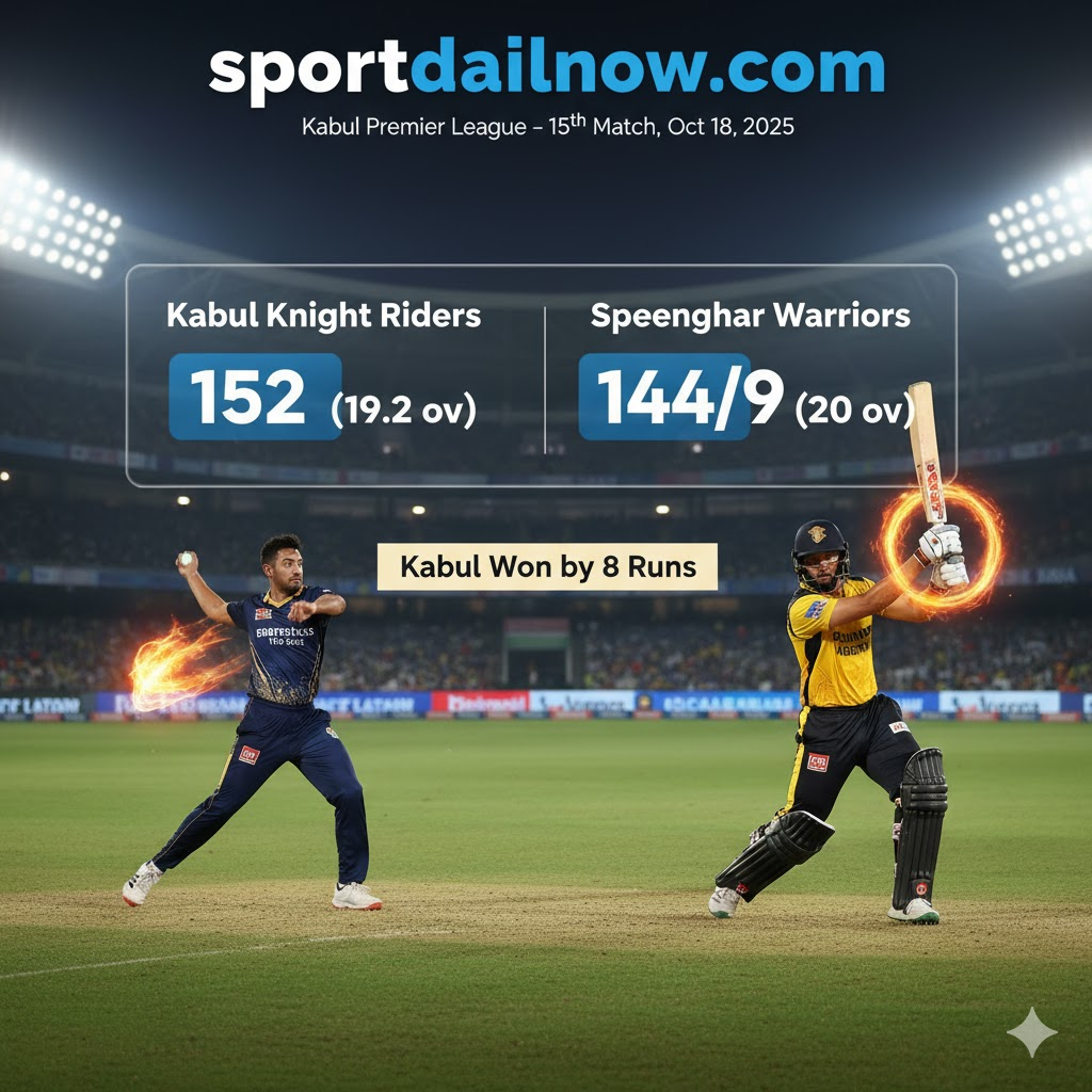 Kabul Knight Riders vs Speenghar Warriors Match 15