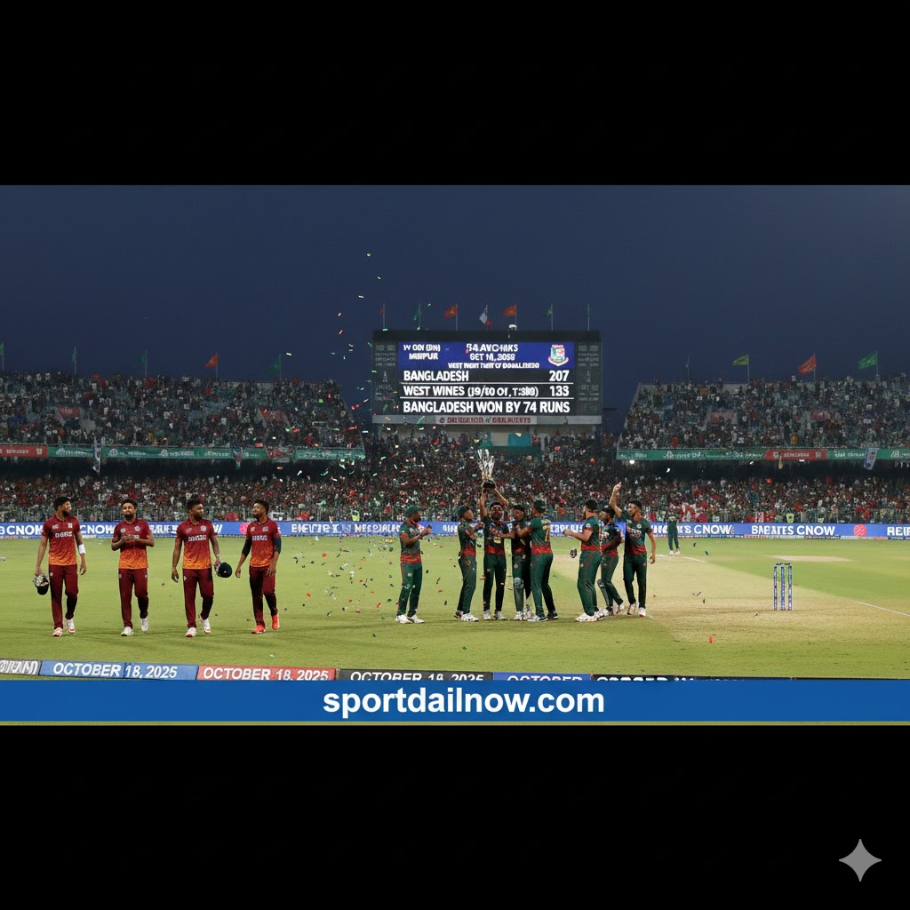 Bangladesh vs West Indies 1st ODI 2025