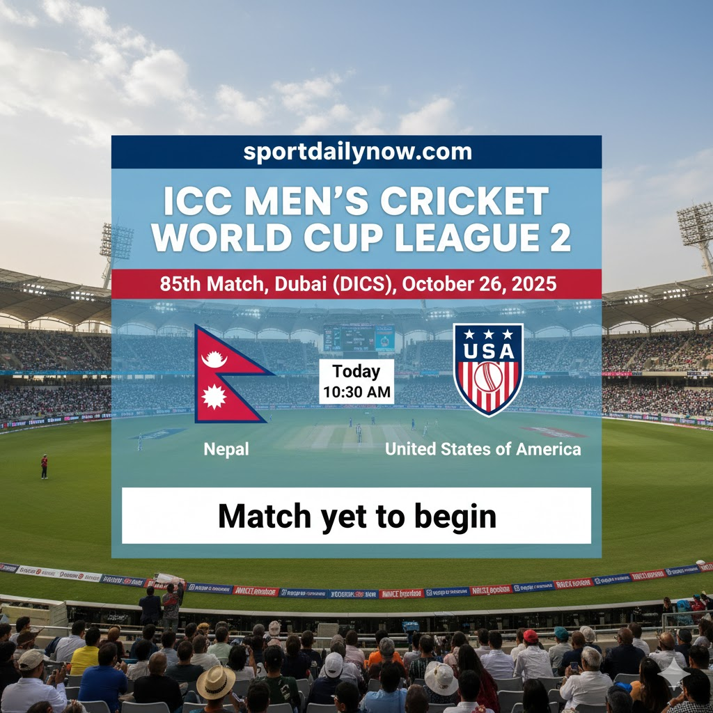 Nepal vs USA cricket match October 2025