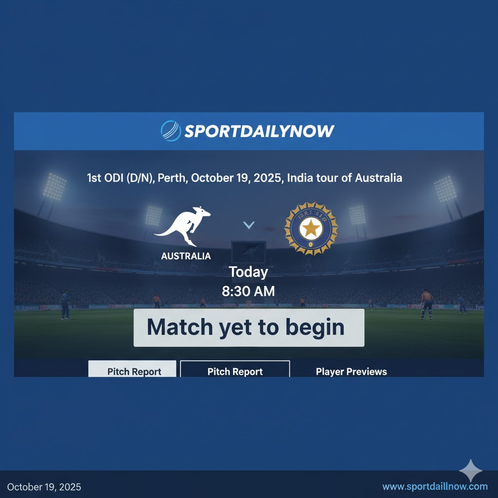 India vs Australia 1st ODI 2025