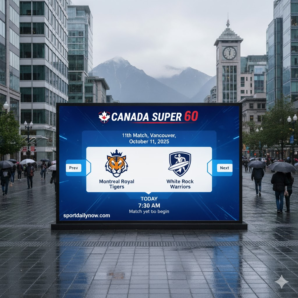 Montreal Royal Tigers vs White Rock Warriors