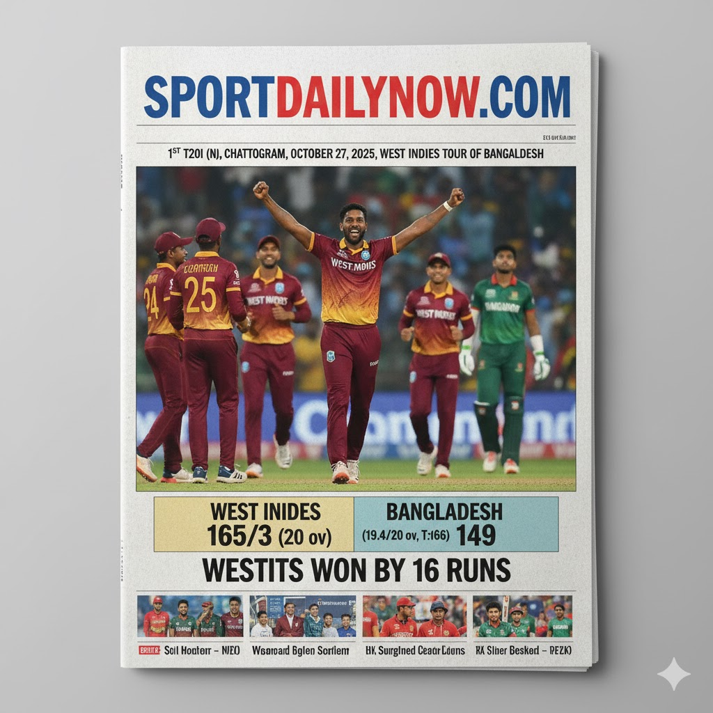 West Indies Bangladesh 1st T20I