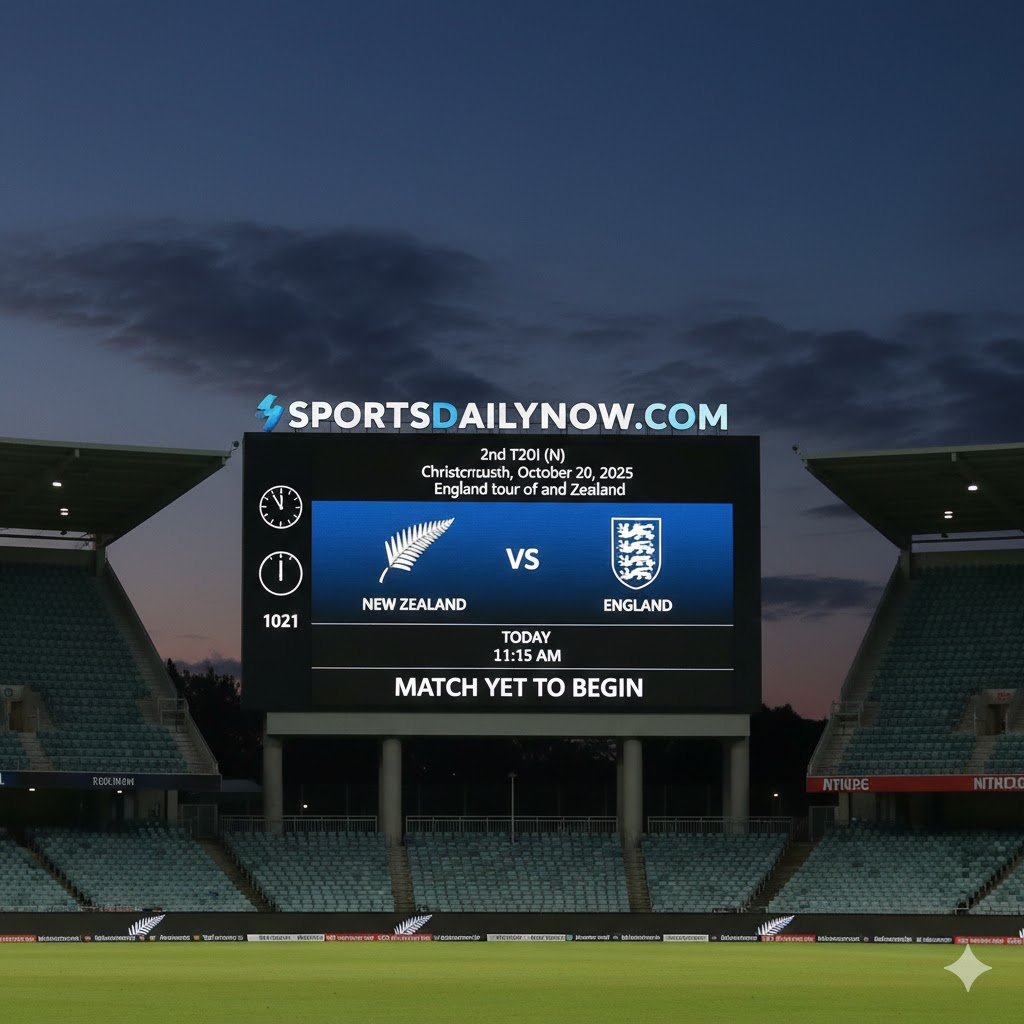 NZ vs ENG 2nd T20I