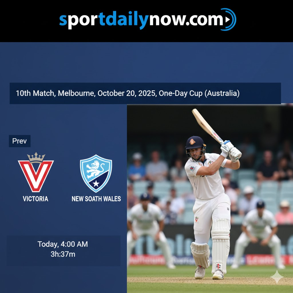 Victoria vs New South Wales One-Day Cup