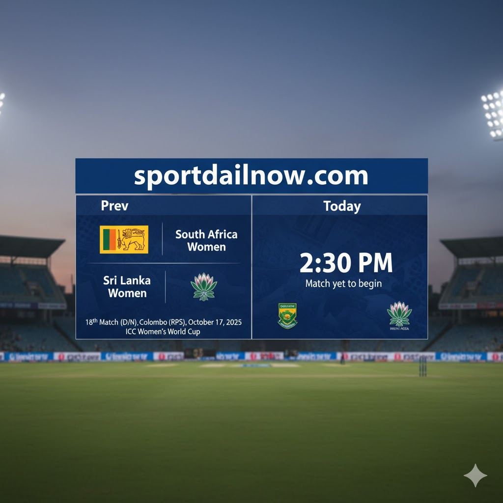 Sri Lanka vs South Africa Women's World Cup 2025