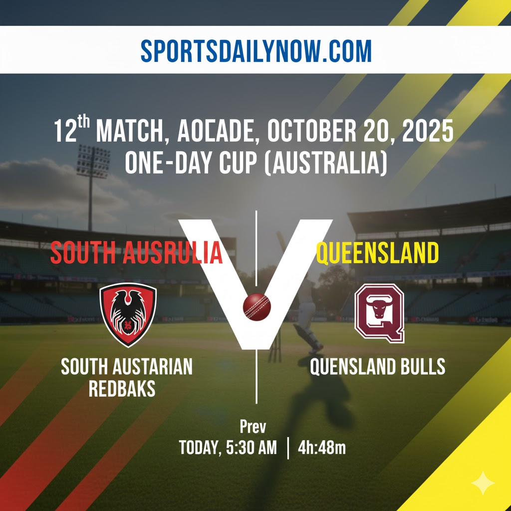 South Australia vs Queensland One-Day Cup