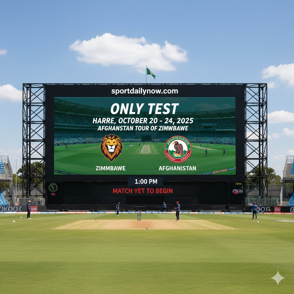 Zimbabwe vs Afghanistan Test 2025