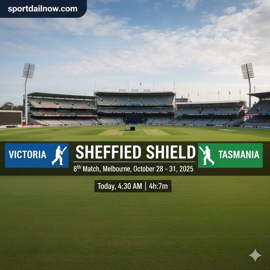 Victoria vs Tasmania Sheffield Shield 2025