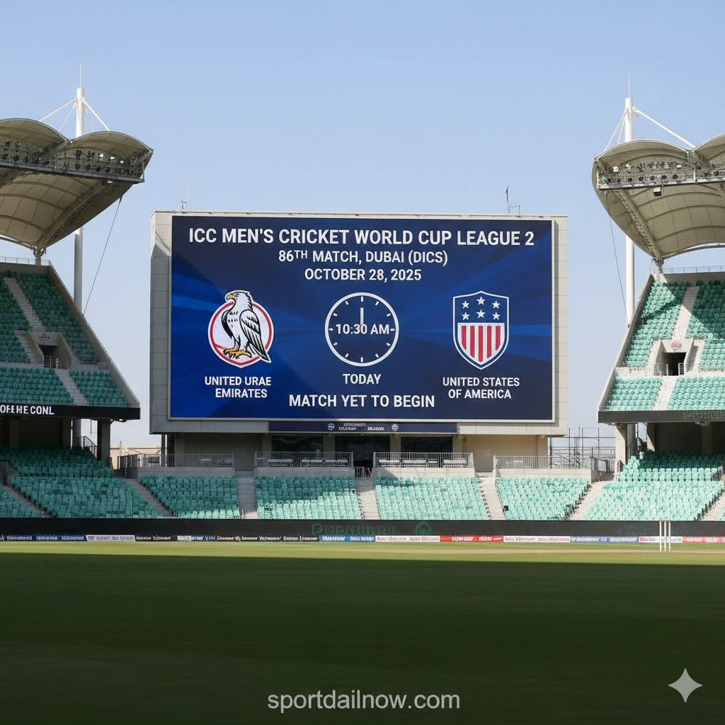 UAE vs USA Cricket World Cup League 2
