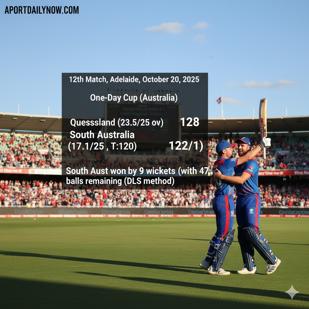 South Australia vs Queensland One-Day Cup
