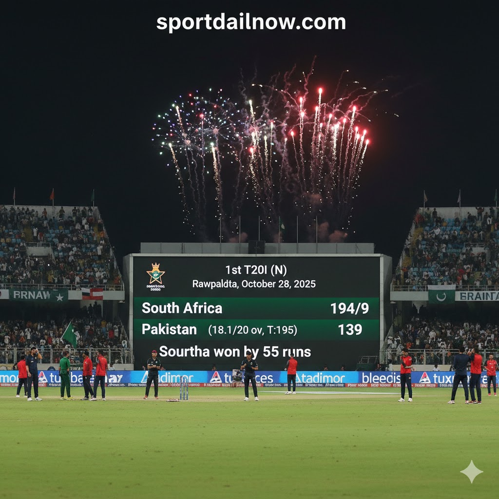 South Africa vs Pakistan 1st T20I 2025