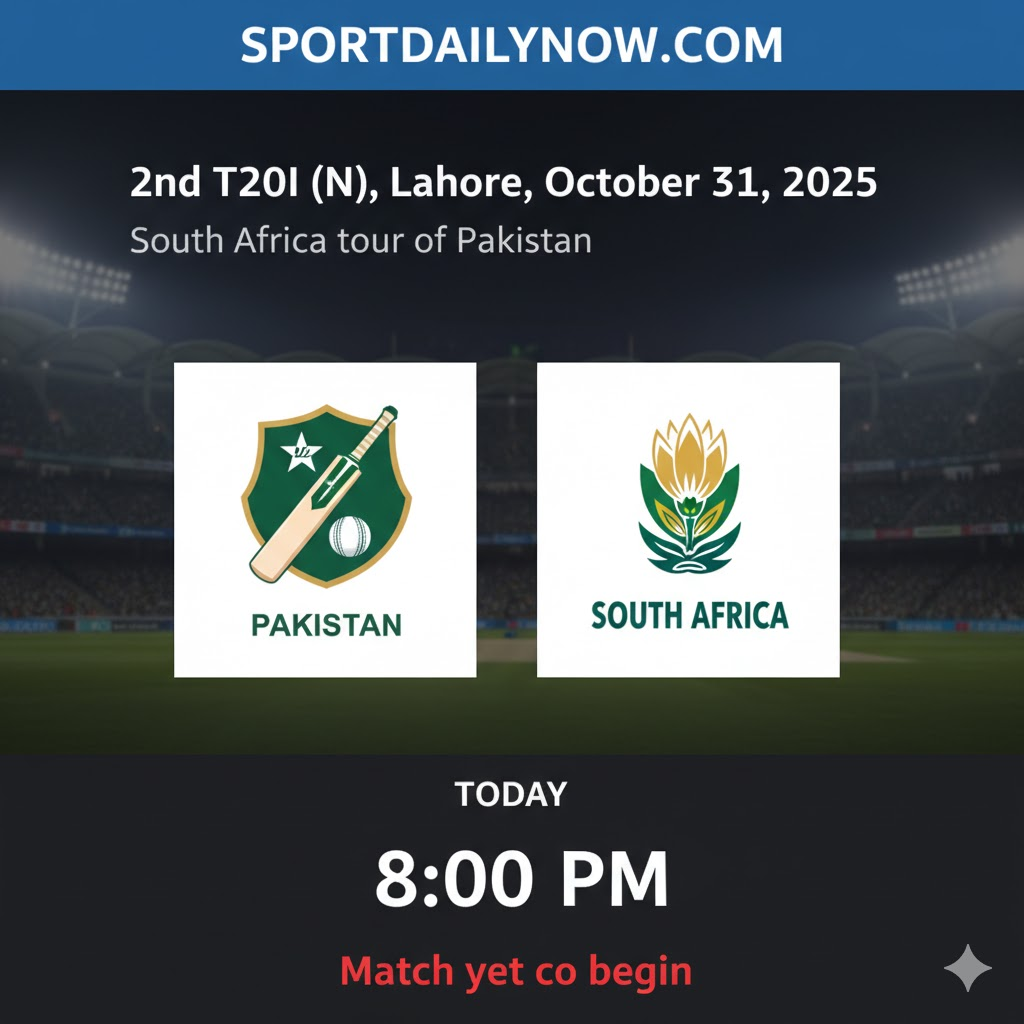 Pakistan vs South Africa 2nd T20I