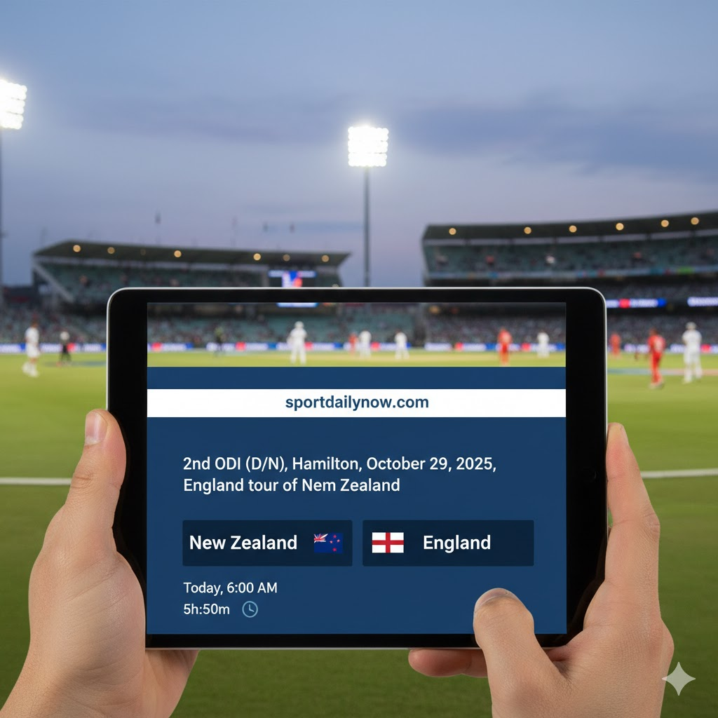 New Zealand vs England 2nd ODI
