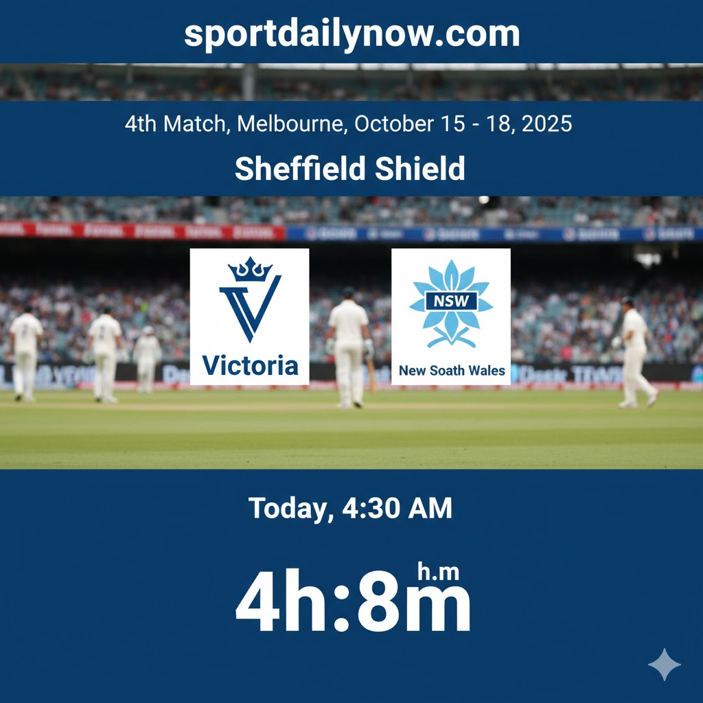 Victoria vs New South Wales: Sheffield Shield Match Preview