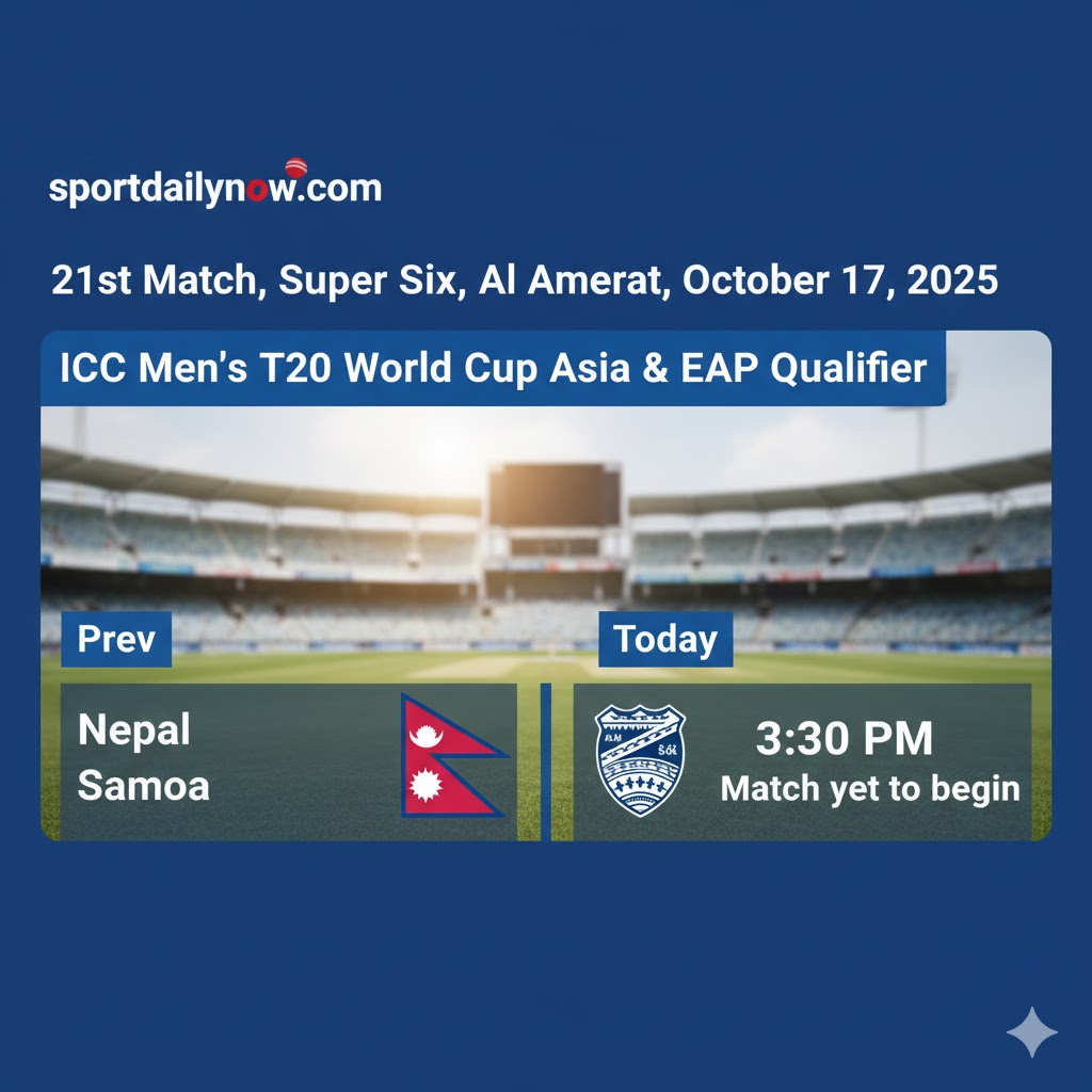 Nepal vs Samoa T20 World Cup Qualifier