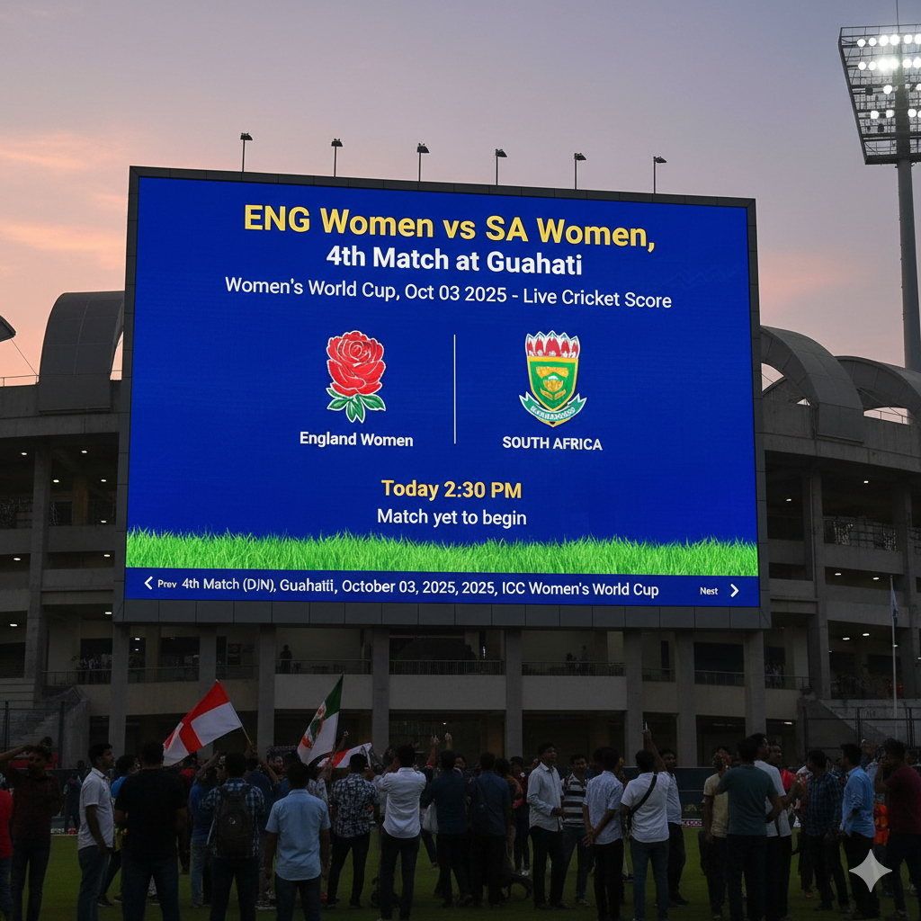 England Women vs South Africa Women, 4th Match ICC Women’s World Cup 2025