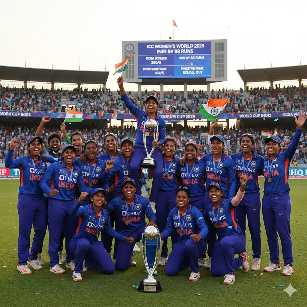India Women Beat Pakistan Women by 88 Runs in ICC Women’s World Cup 2025