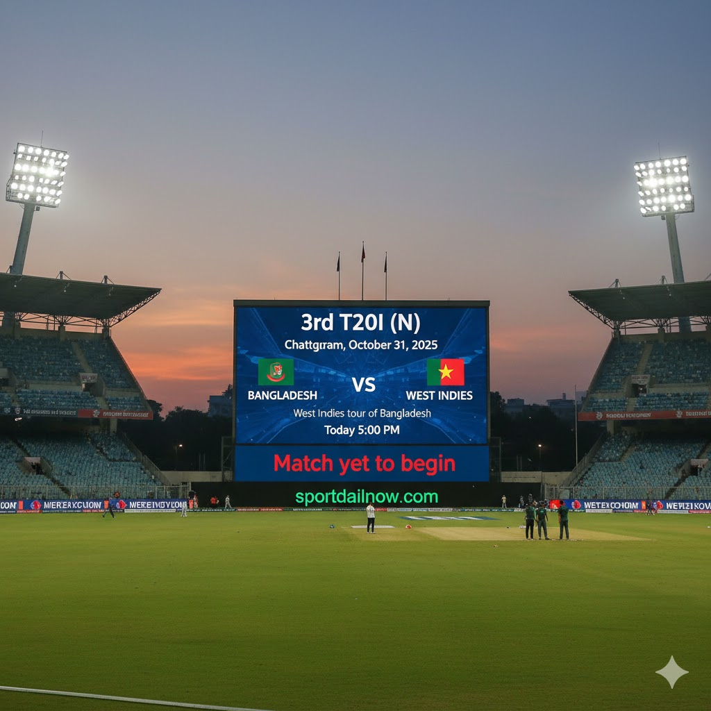 Bangladesh vs West Indies 3rd T20I