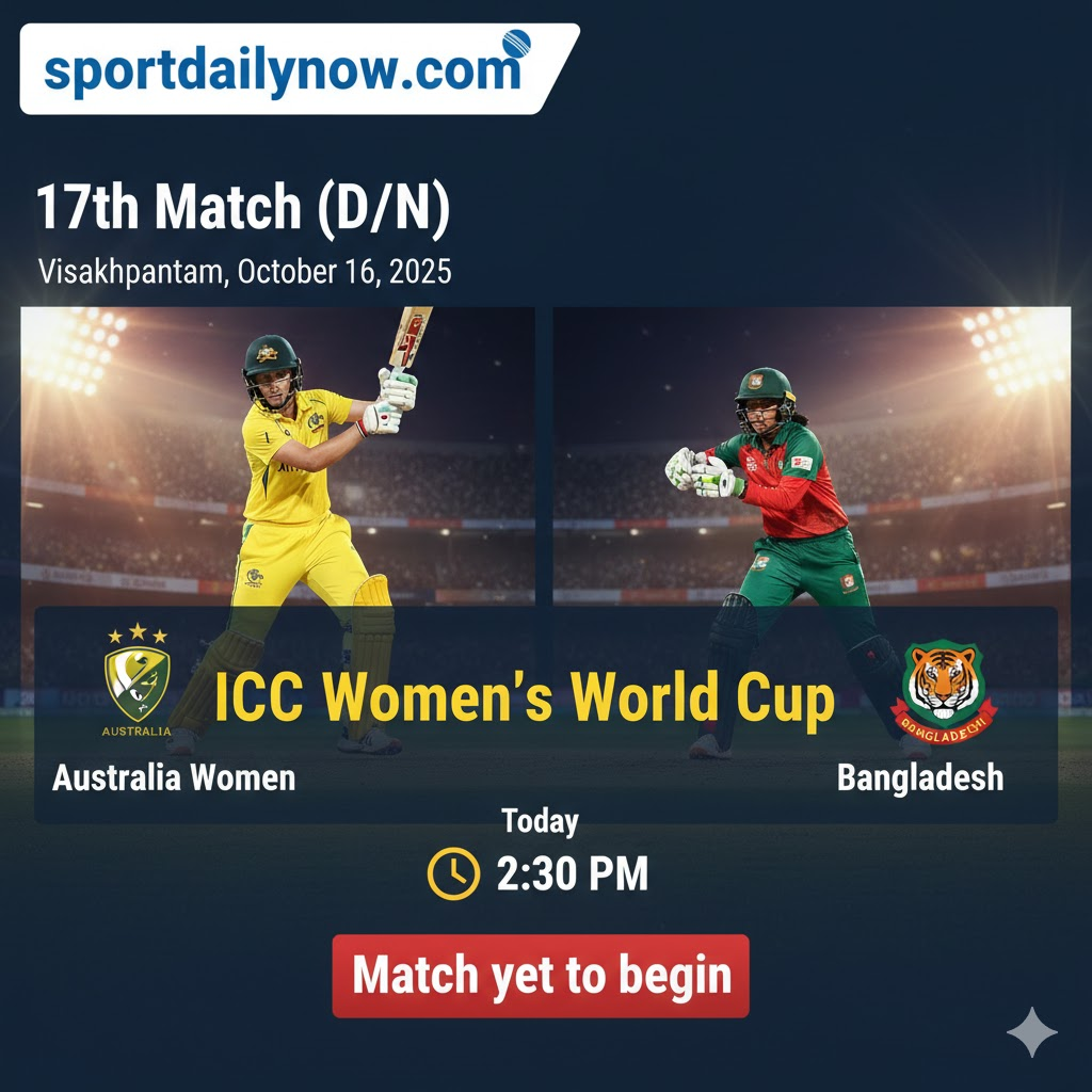 Australia Women vs Bangladesh Women World Cup 2025