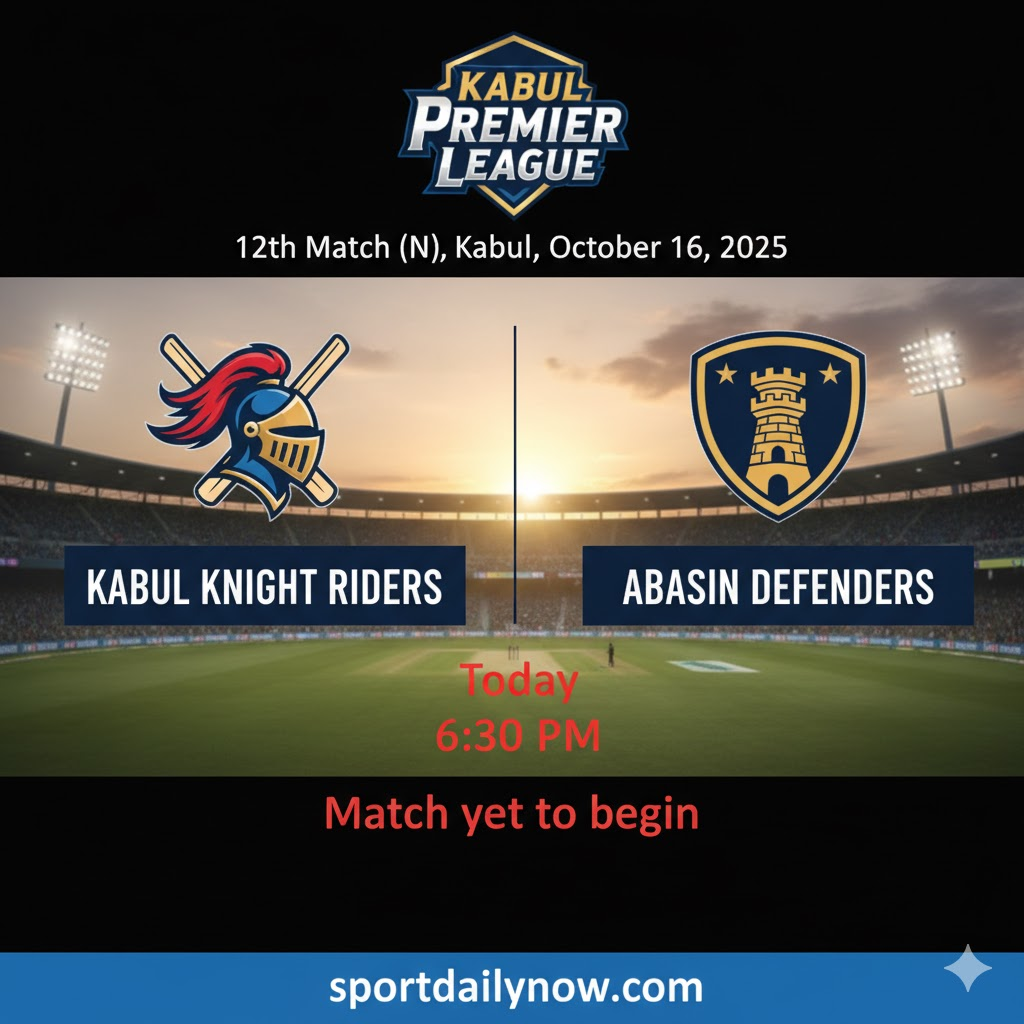 Kabul Knight Riders vs Abasin Defenders