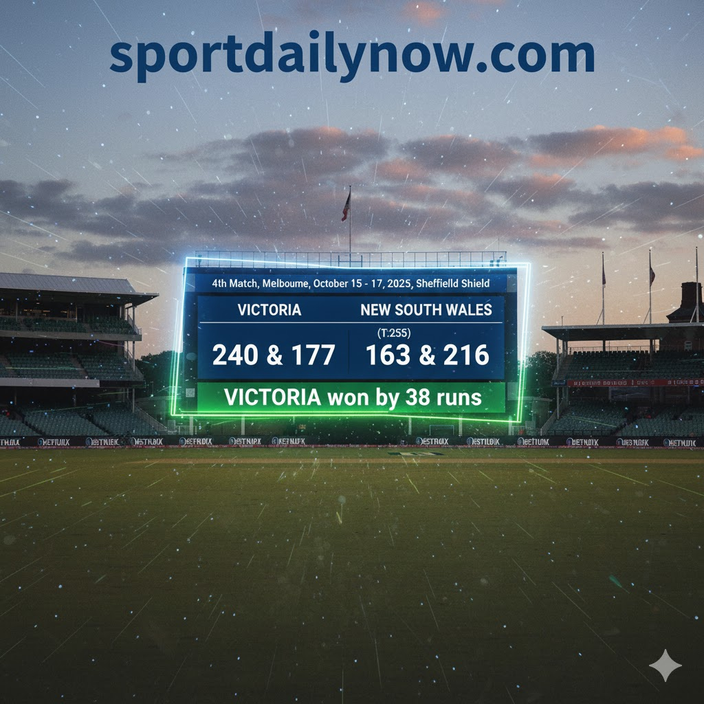 Victoria vs New South Wales Sheffield Shield 2025