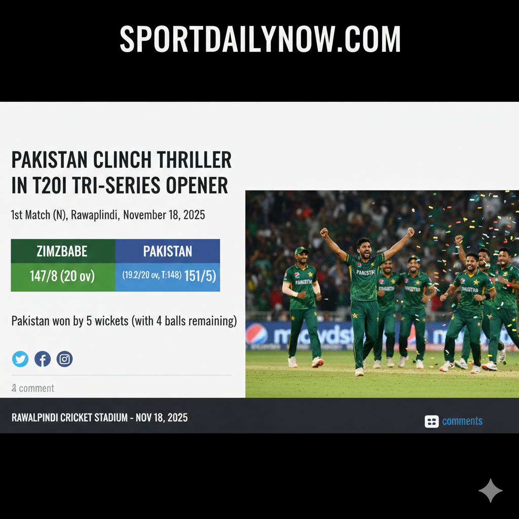 Pakistan vs Zimbabwe T20