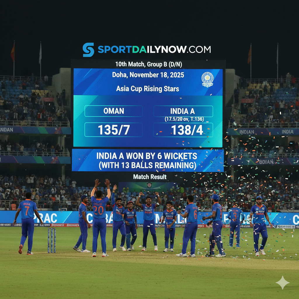 India A vs Oman Asia Cup Rising Stars