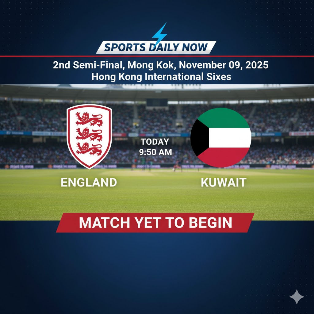England vs Kuwait Hong Kong Sixes