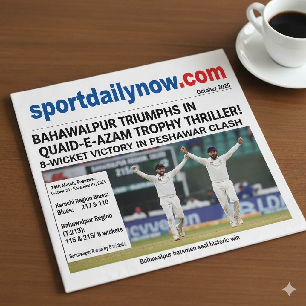 Bahawalpur Karachi Blues Quaid-e-Azam Trophy 2025