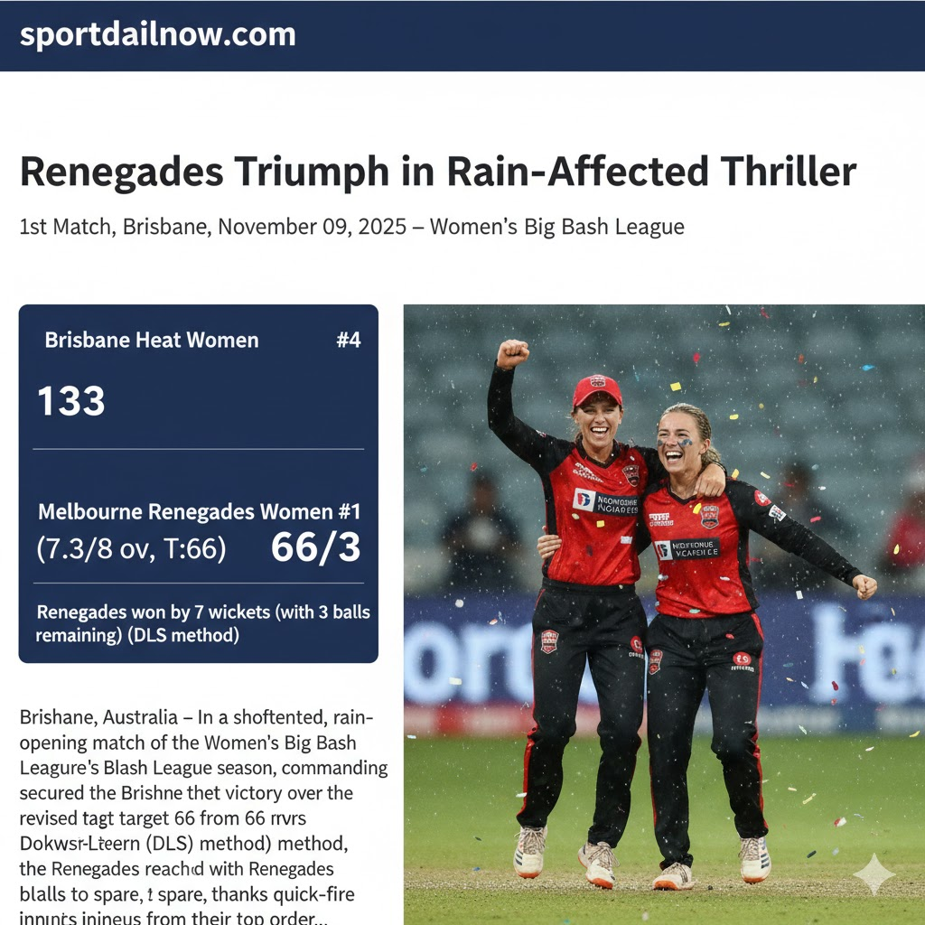 Melbourne Renegades Brisbane Heat WBBL 2025