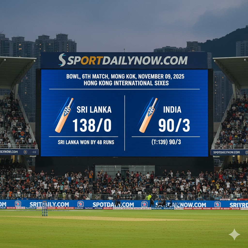 Sri Lanka vs India Hong Kong Sixes 2025