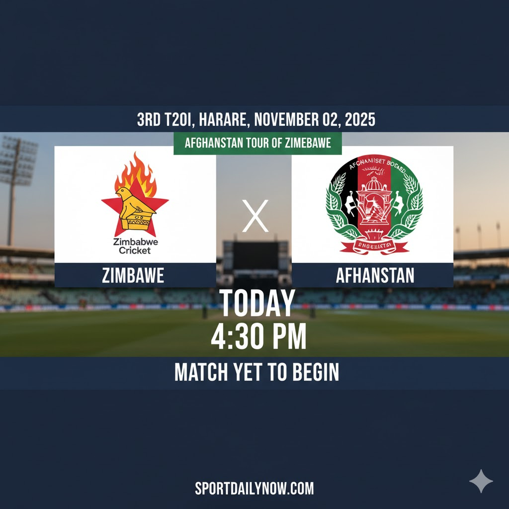 Zimbabwe vs Afghanistan 3rd T20I